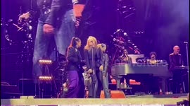 Spain: Michelle Obama Joins Bruce Springsteen On Stage In Barcelona Concert