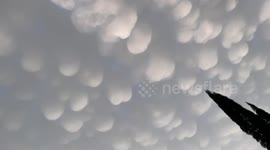 US: Stunning Mammatus Clouds Spotted Over Central Texas