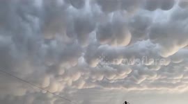 US: Stunning Mammatus Clouds Spotted Over Central Texas 2