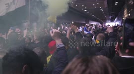 Scenes At Old Trafford As Game Begins & Glazers Out Protest Continues