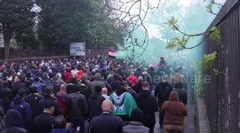 'Full Sale Only' Glazers Out Protest - Manchester United Fans March To Old Trafford