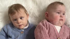 Mum of the UK’s most premature twins says they are going “strength to strength”