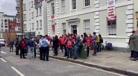 Crowds start to gather for massive May Day march in London