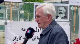 Labour MP John McDonnell spotted at May Day march in London