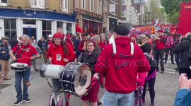 Massive May Day march starts in London with thousands of participants