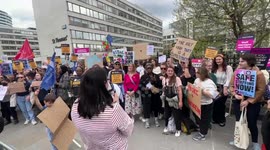 NHS strike May 1st st Thomas hospital