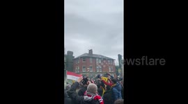 UK: Manchester United Fans Hold Glazers Out Protest Ahead Of Match With Aston Villa