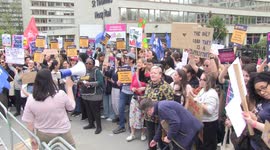 Nurses strike: Hundreds join march in London for higher wages during 28-hour nurse walkout