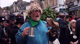 Rochester Sweeps Festival parade in Kent, UK