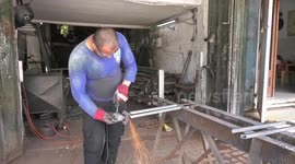 Palestinian laborers work on different jobs during International Workers' Day