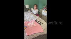 Five-year-old hilariously throws a fit thinking she's getting a toy, not younger brother