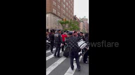 US: Climate Activists Protest Outside MET Gala In New York City 2