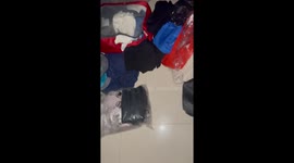 Women scream hysterically on finding a rat inside a plastic bag