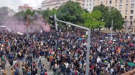 Masses march on International Workers' Day in France to protest controversial Pension Law
