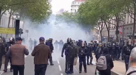 France: Police Deploy Tear Gas During Int’l Workers’ Day Protests In Lyon 2