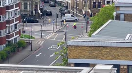 Road cordoned off as forensic officers investigate scene of fatal Brixton stabbing