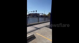US: Northeast Iowa Under Floodwater As Mississippi River Continues To Rise Due To Snow Melt