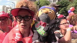 Labor Day Festivities Held in Sao Paulo, Brazil