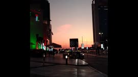Sunset in Abu Dhabi