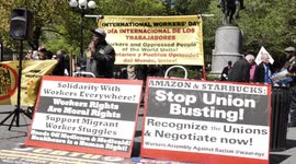 International Workers Day at Union Square in New York
