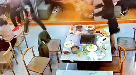 Customers scalded after woman throws hot soup at friend in restaurant