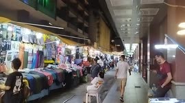 Market stalls at Patpong Night Market, Bangkok Thailand