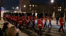 Soldiers fill streets of Westminster as part of King's coronation military rehearsals