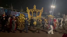 UK: Onlookers Witness Early Morning Rehearsals For King Charles III Coronation