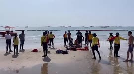 Hero German tourist rescues homeless Thai man drowning on beach