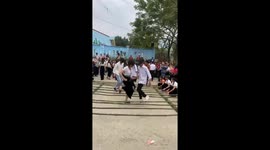 Hundreds of people participate in the Cheraw dance festival in Vietnam