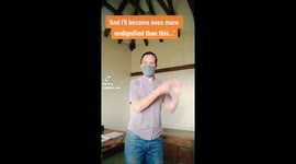 Priest takes part in a tiktok trend involving funny outfit change to viral song