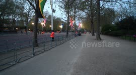 A quick chat with Royal Superfan Skye who talks about the amount of newspapers he has appeared in as night falls on the people camping out to see the Coronation