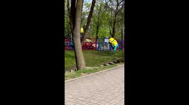 Belarusian man goes viral riding tiny bike dressed as minion