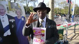 Royal Superfan Chris Imafidon talks about how inspiring the Royal Family is whilst he camps out ready for the Coronation