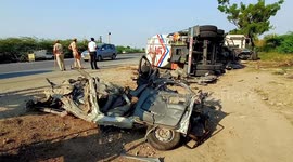 8 dead in road accident in India's Rajasthan