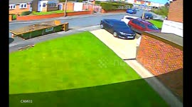 tripping up  whilst trying to fill a skip with a wheel barrow full of muck