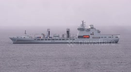 Royal Navy's RFA Tideforce anchors off a Cornwall town but does not show on public ship finder apps