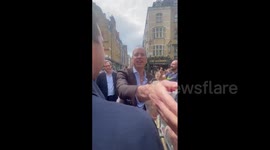 Just 'a very quiet weekend' jokes Prince William while visiting pub on eve of coronation