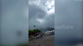 Tornadoes touch down in Los Angeles - damaging buildings, vehicles and trees