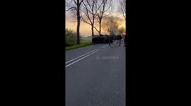 Car crash accident near Amsderdam