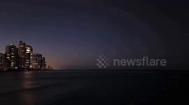 Florida residents amazed by SpaceX Falcon Heavy Rocket launch