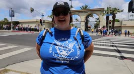Interview with writer Haley Harris during WGA Writers Strike in Hollywood