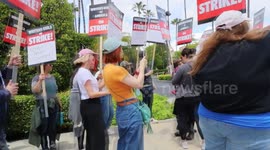 WGA Writers Strike in Hollywood