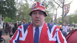 Royal fans on The Mall give their opinions on anti-monarchy protesters who might demonstrate at King Charles III's Coronation