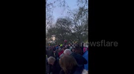 UK: Royal Fans Await Hours Long Outside Buckingham Palace Ahead Of King Charles III Coronation 3