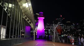 Only two minor buildings lit up purple for the coronation in snub to King Charles III, Sydney, Australia