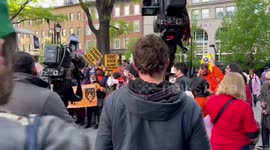 Protesters rally in New York City Against soaring rent prices