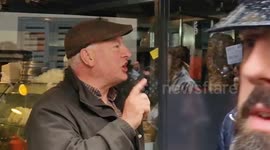 'Shame on you!' Senior citizen shouts at anti-monarchy protesters on coronation day