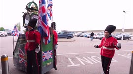 Kent pensioner shows off his coronation-themed mobility scooter