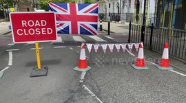 King Charles III coronation street parties in Central London,